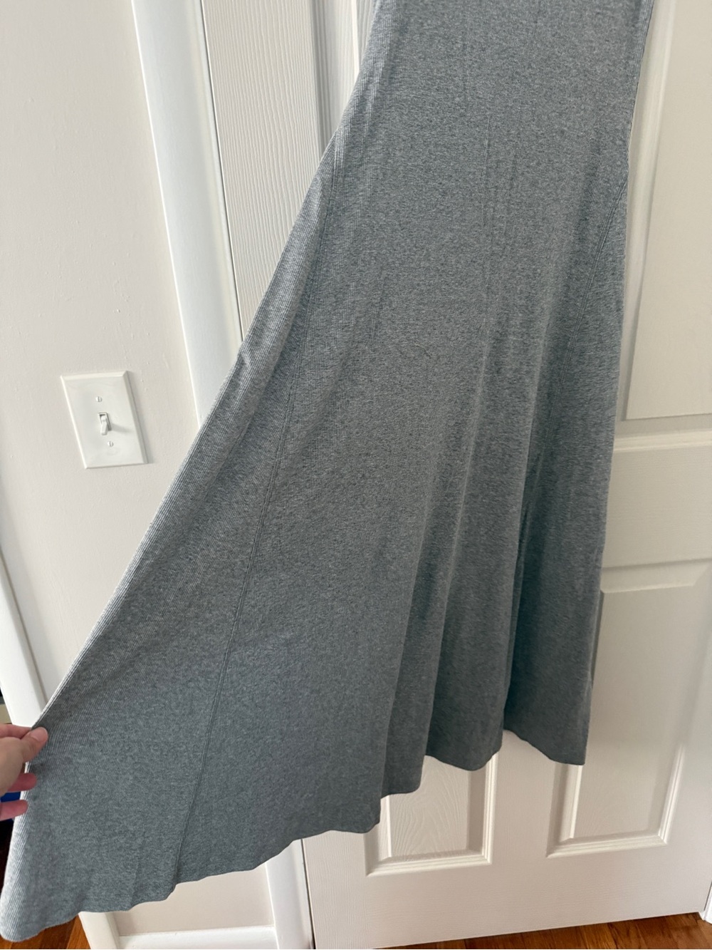 Universal Thread Grey Ribbed Knit Maxi Dress - Picture 2 of 4
